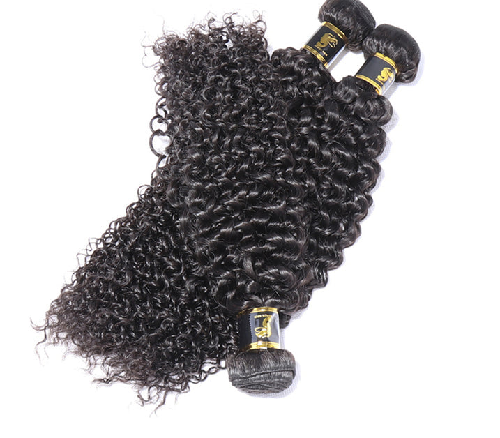 Kinky Curly Human Hair Bundle Unprocessed Virgin Human Hair 1pc Bundle Deal