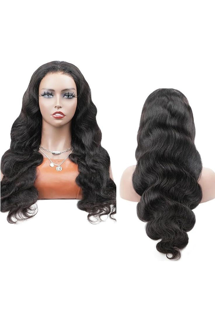 Wear an go Body wave hair 4x6 glueless wig , 180% density.