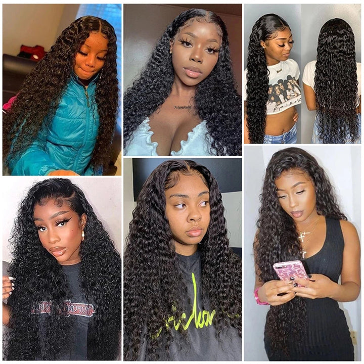 1 Bundle Deep Curly Virgin Hair 100% Unprocessed Human Hair Deep Wave Weave