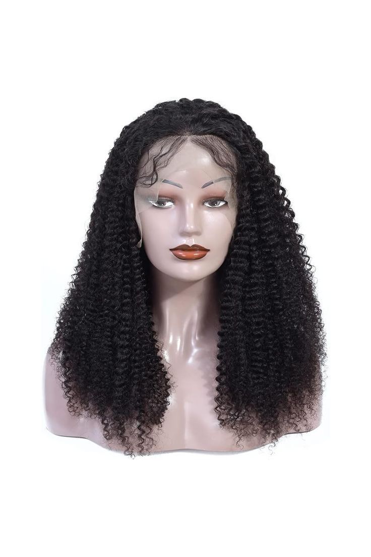 Wigs For Black Women Remy Human Hair Kinky Curly 13x4 Front Lace Wig 150% Pre Plucked with Baby Hair